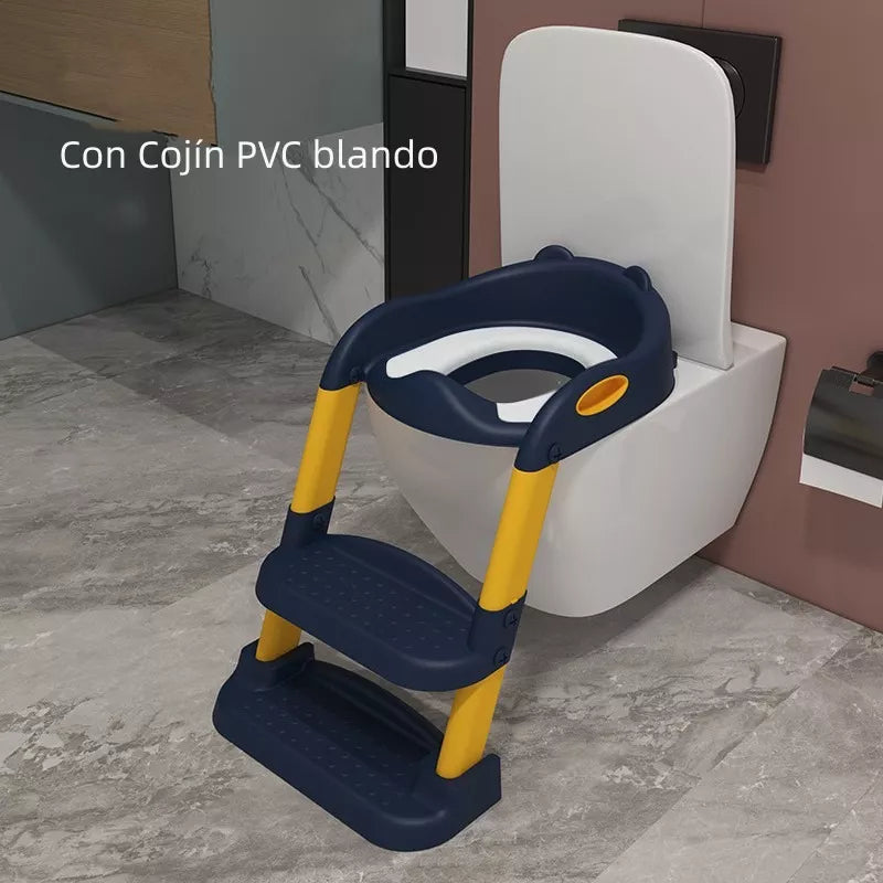 BañoFácil™  Asiento Adaptador Infantil con Escalera