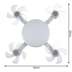 AirLumi™ Ventilador + Lámpara LED con control remoto
