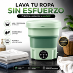 Mini Lavadora Portátil 8L — Lava y Centrifuga en Minutos
