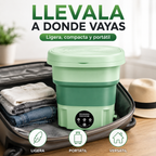 Mini Lavadora Portátil 8L — Lava y Centrifuga en Minutos