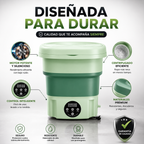Mini Lavadora Portátil 8L — Lava y Centrifuga en Minutos
