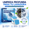 Pack 24 Pastillas Limpia Lavadora | Limpieza Profunda y Eliminación de Malos Olores
