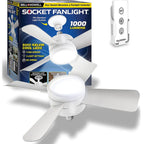 BreezeLight™ 2 en 1 Ventilador + Luz LED con Control Remoto